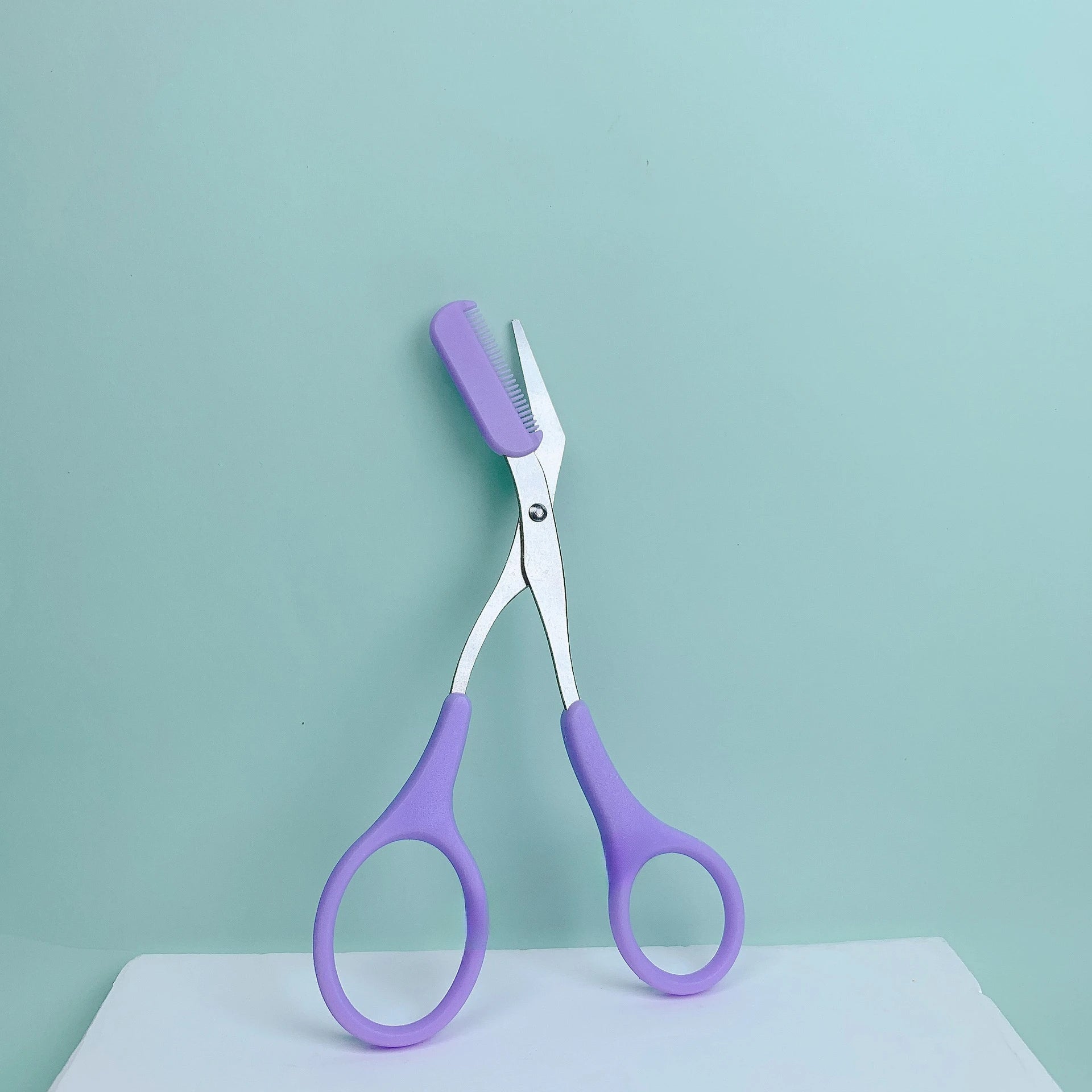 PINK EYEBROW TRIMMING SCISSORS